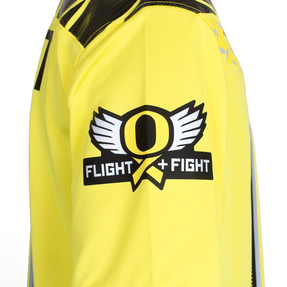 Classic Oregon O, Nike, Yellow, Jerseys, Polyester, Men, Football, Game Day, 2024, #10, Herbert, Ribbon, 843177